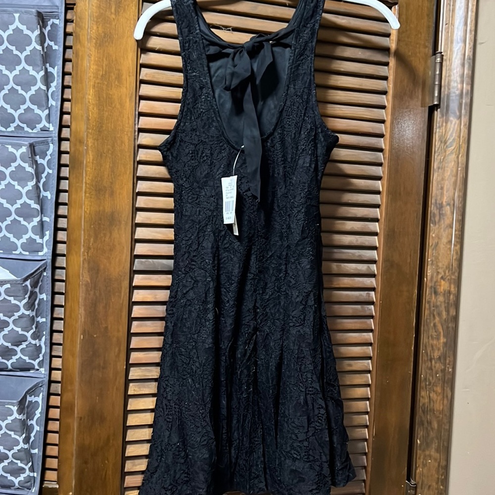 Juniors formal dress black size XS new with tags